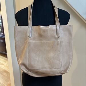 No Name TJMAXX Leather Shoulder Bag With 100% Cotton Inner Pockets